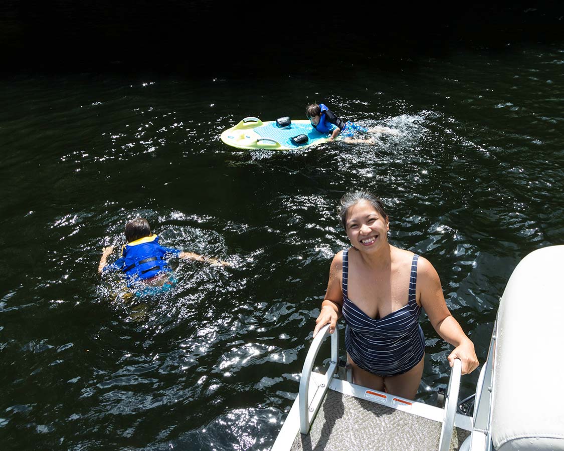 Family Camp Vermont Swimming