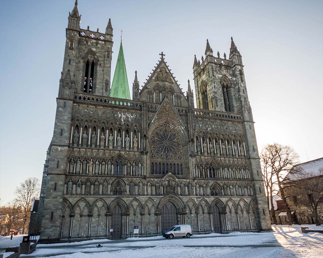 Hurtigruten Excursion Nidaros Cathedral in Trondheim