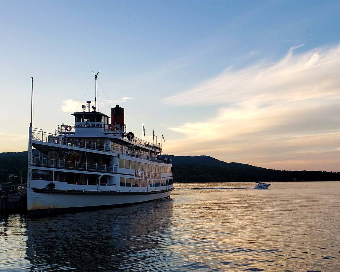 Lake George Paddle boat Tour Adirondack Attractions