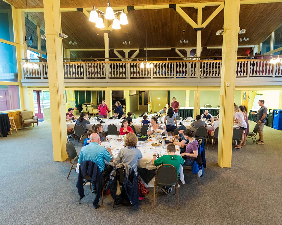 Mount Snow Family Camp Mealtime