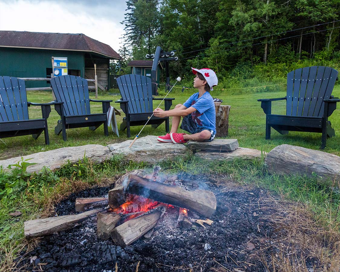 Smores at Mount Snow Family Camp