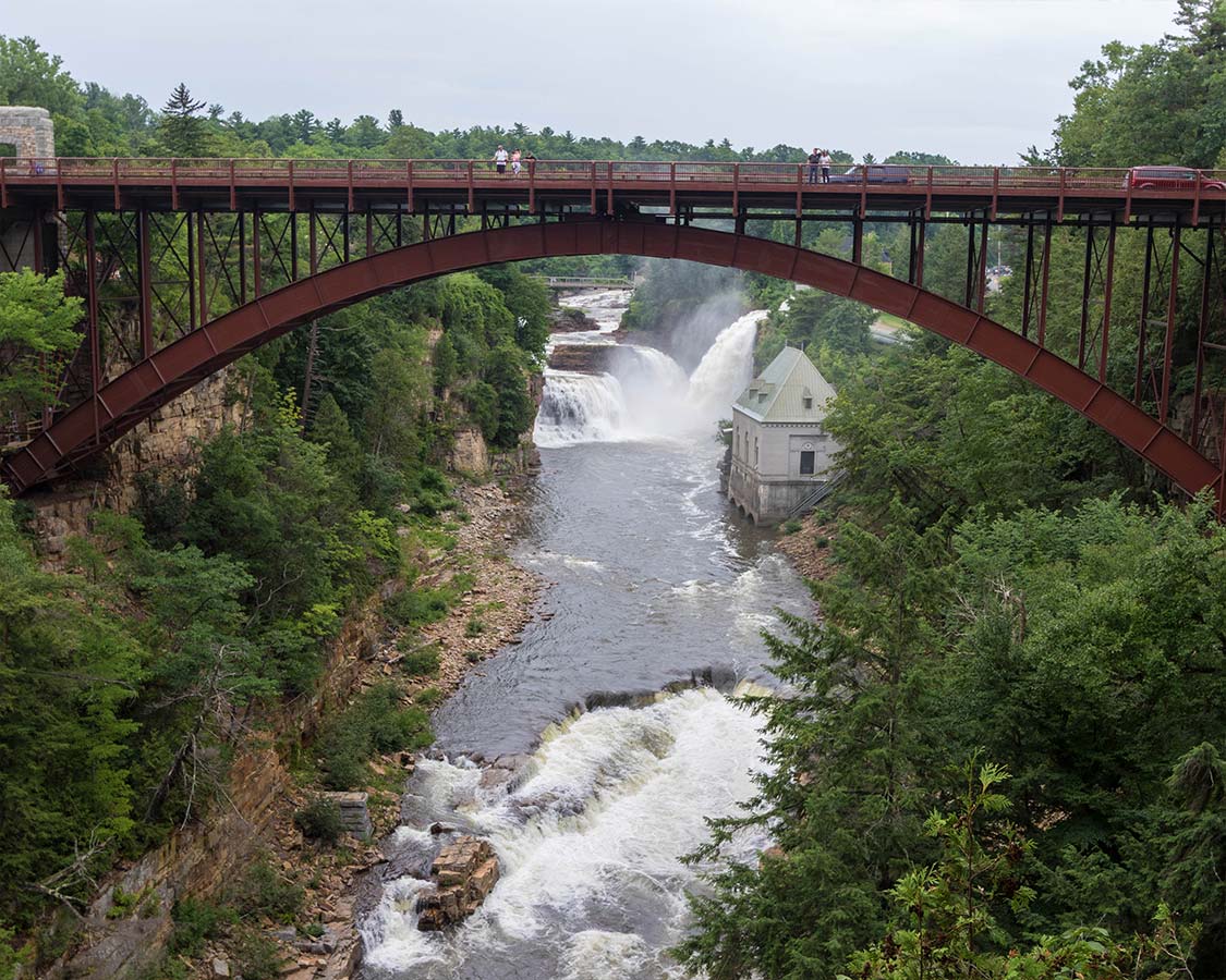 Ausable Chasm How To Plan Your Visit To The Grand Canyon Of The   Ausable Chasm Bridge 