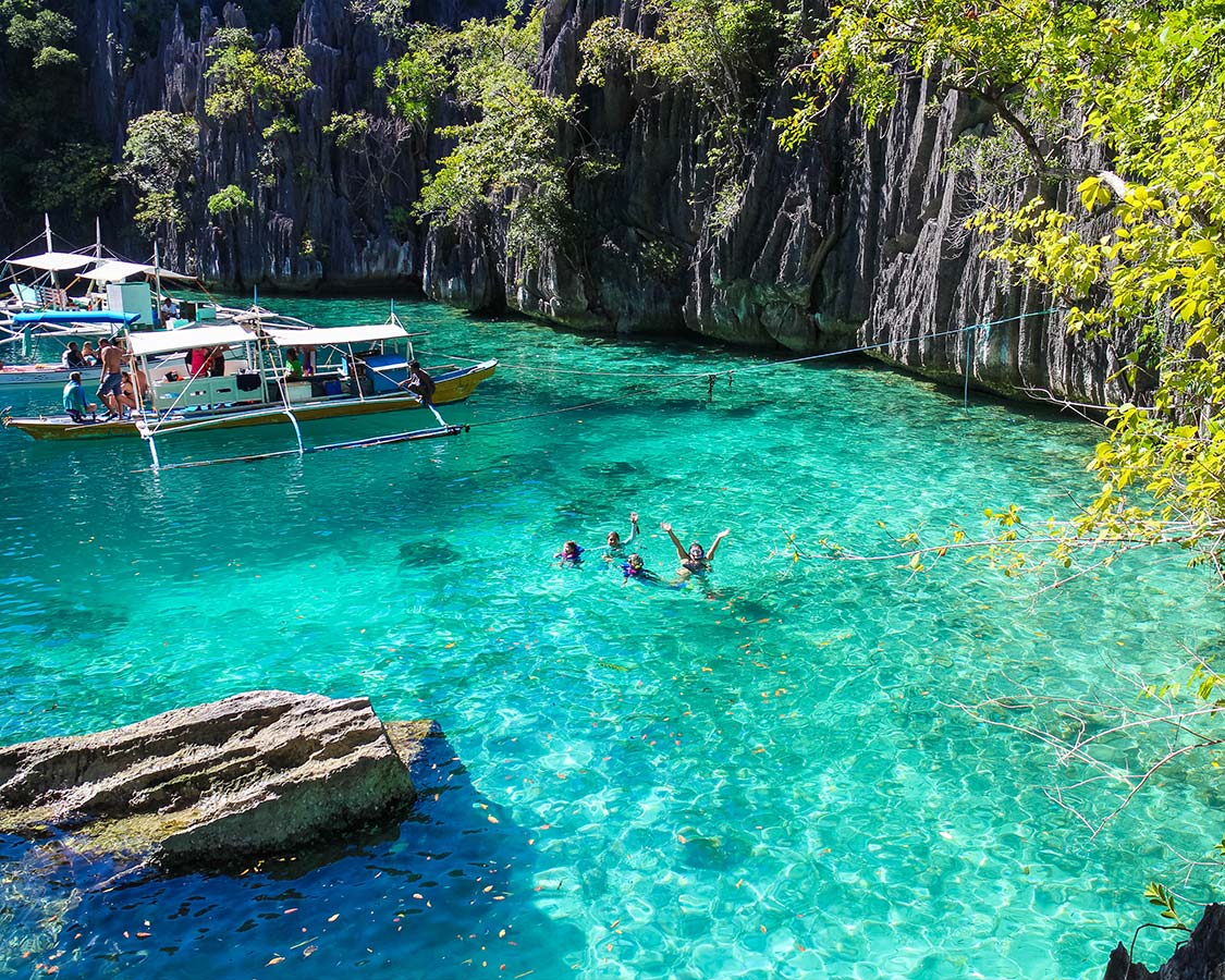 Swim and Kayak the Twin Lagoons.