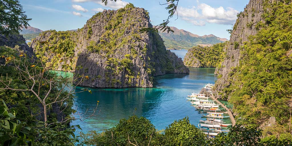 Crystal clear waters of Coron, Palawan