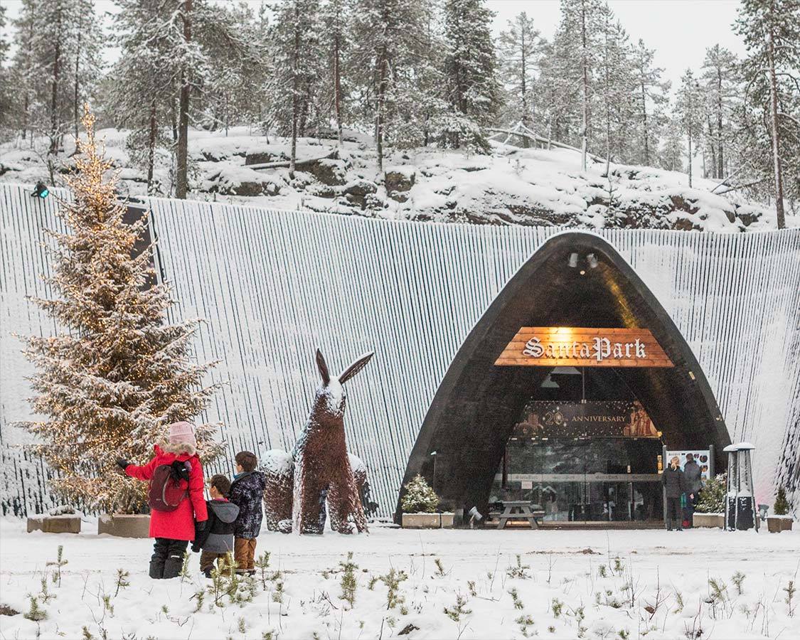 Entrance to Santa Park Lapland