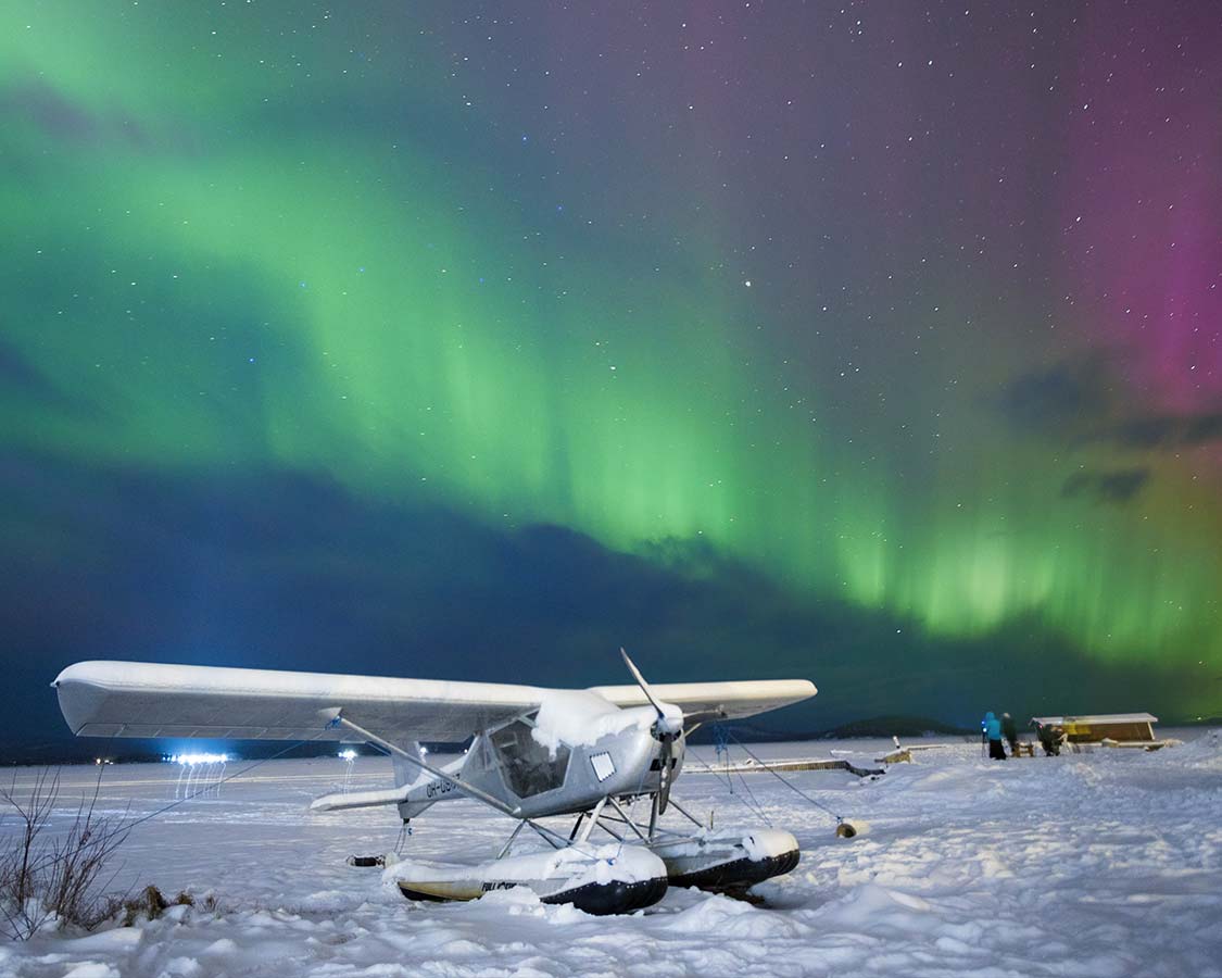 Lake Inari Finland Northern Lights