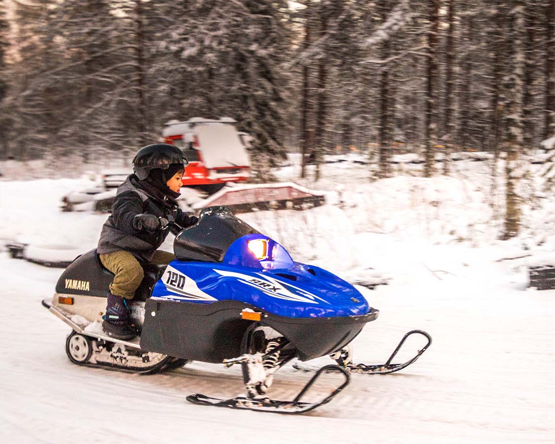 Lapland Santa Claus Village Arctic Snowmobile Park