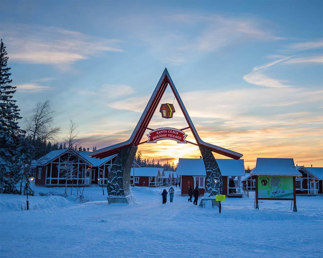 Santa Claus Holiday Village near Santa Park Finland