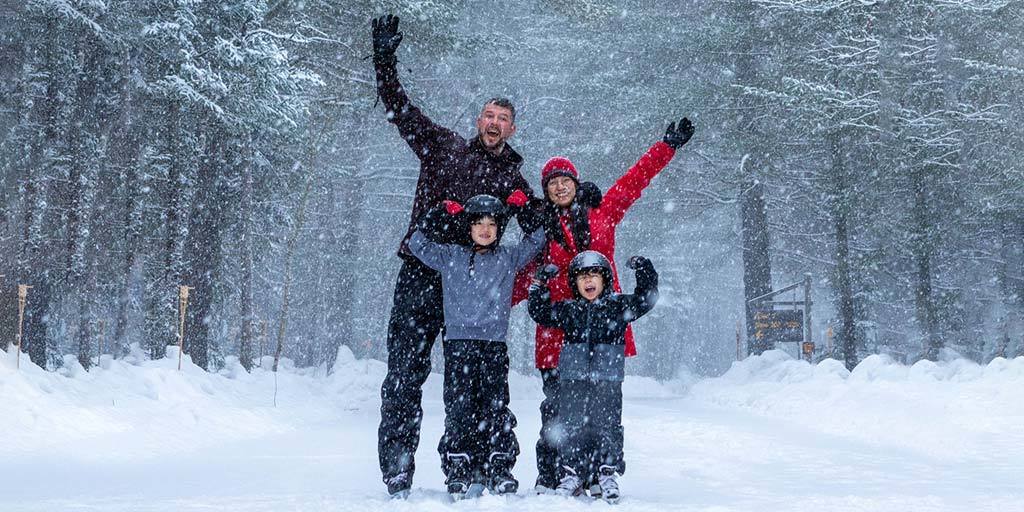 Arrowhead Provincial Park Skating Trail