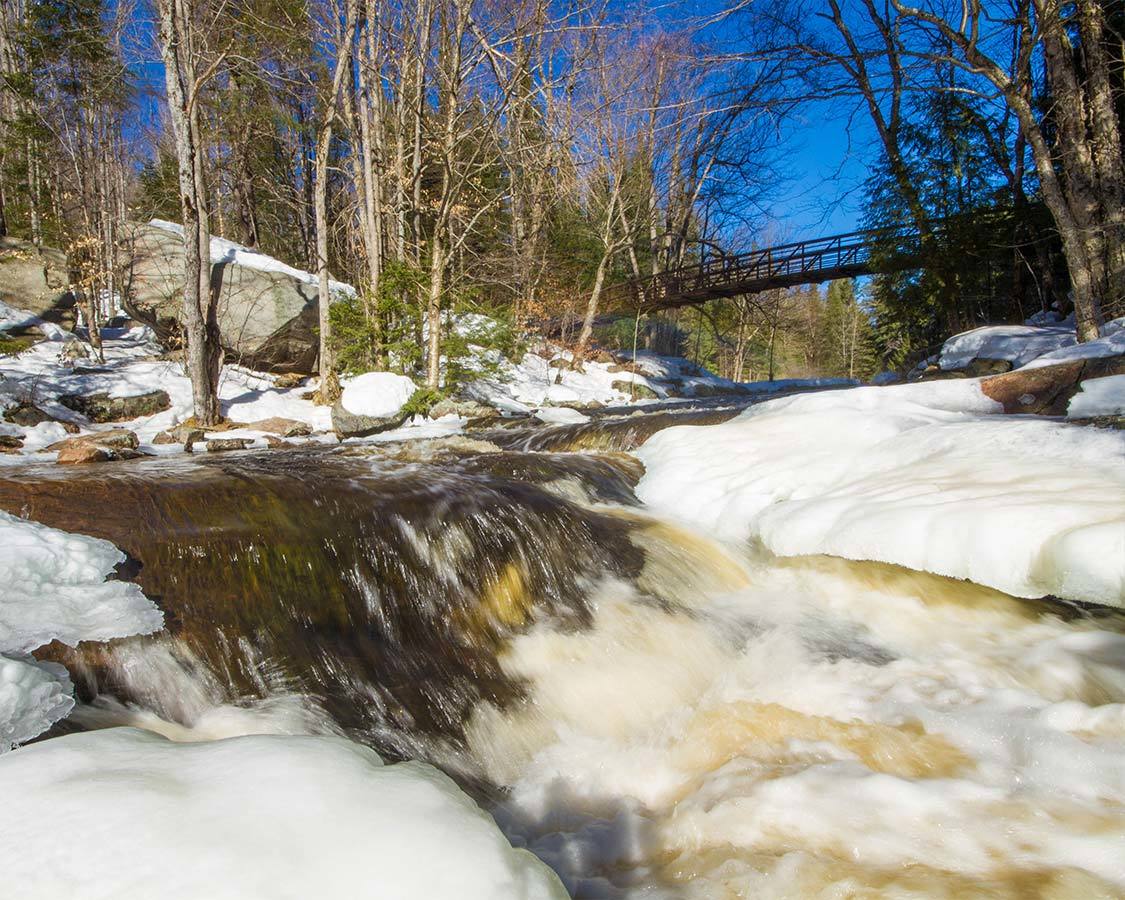 Arrowhead Stubbs Falls Snowshoe Trail