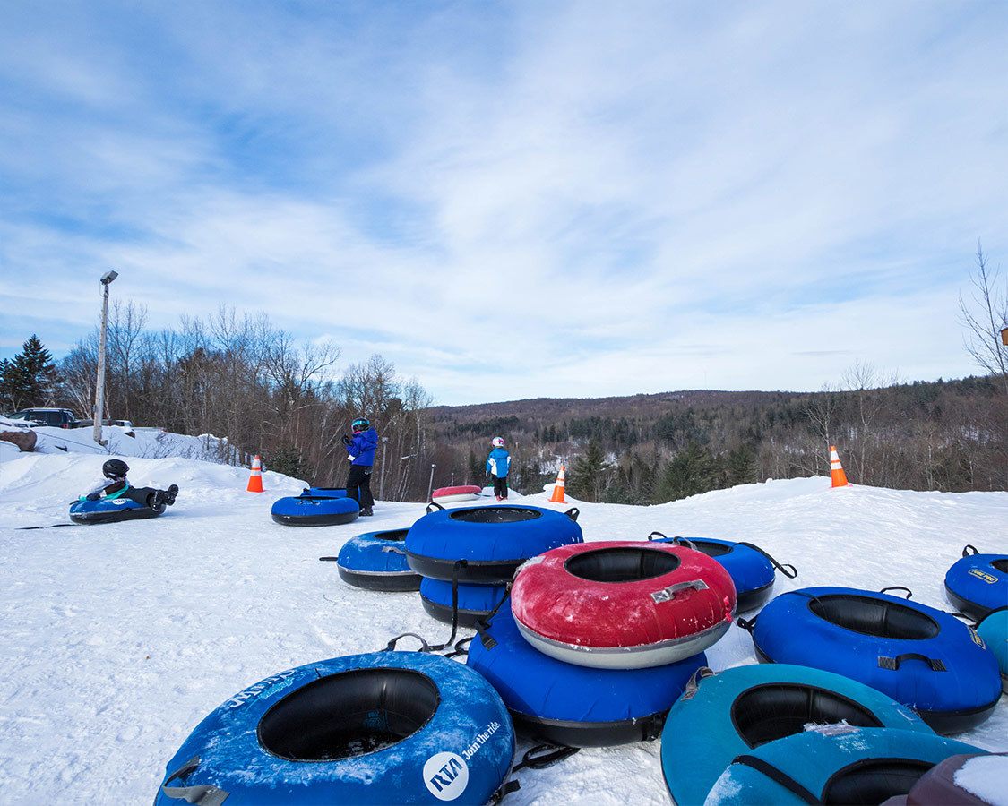 Tubing at Titus Mountain NY