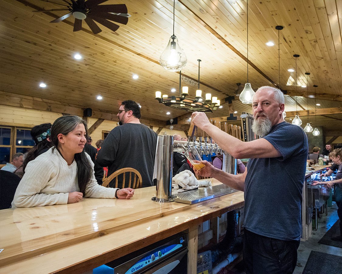 Adirondacks In Winter Raquette River Brewing