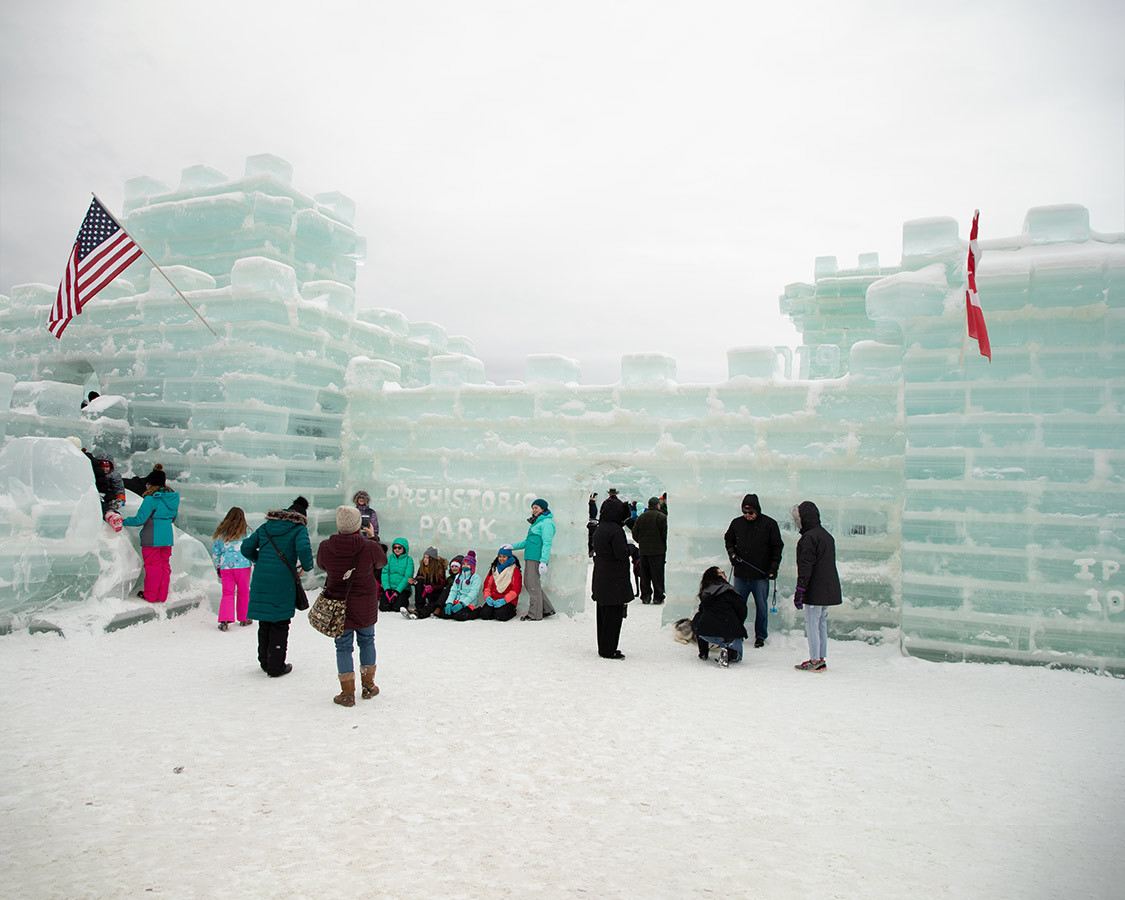 Saranac Lake Ice Palace at the Winter Carnival