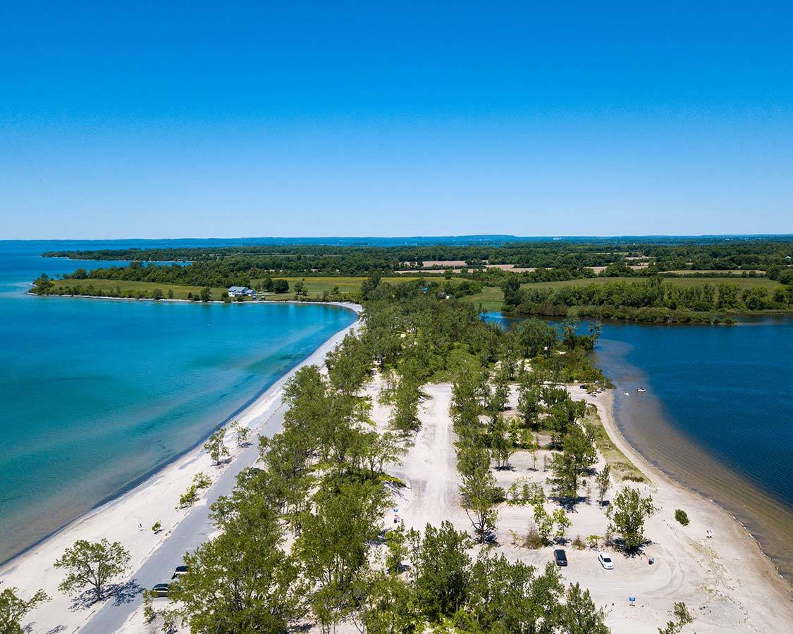 Parque Provincial de North Beach en un Viaje por carretera de Toronto a Montreal