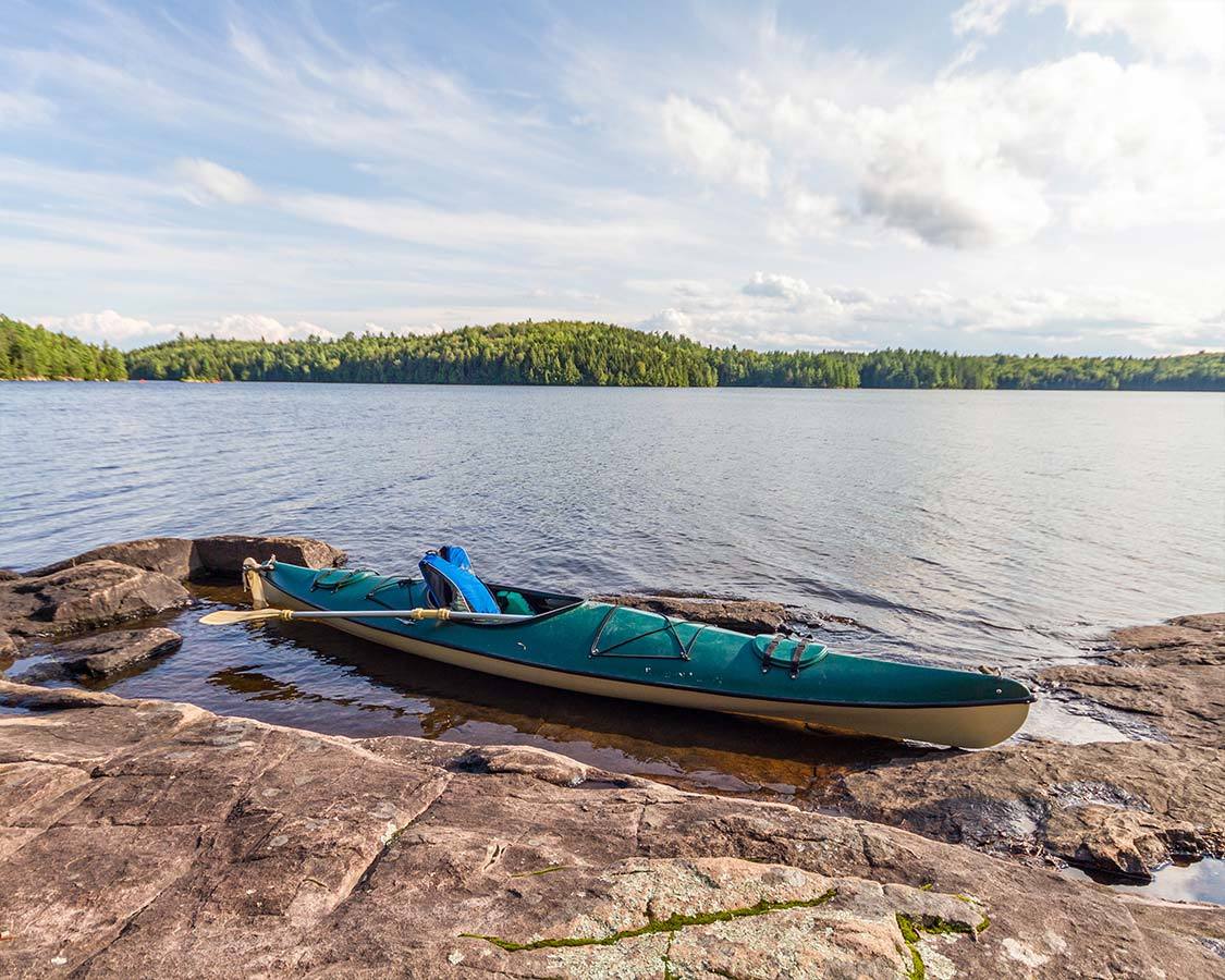 Silent Lake Provincial Park Canoe and fishing