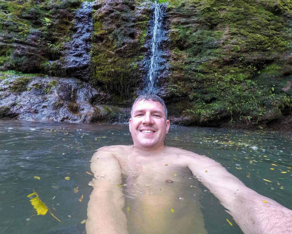 Kauai mountain tubing swimming