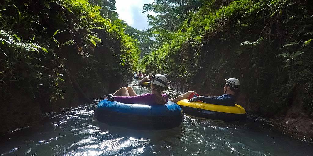 Mountain tubing in Kauai