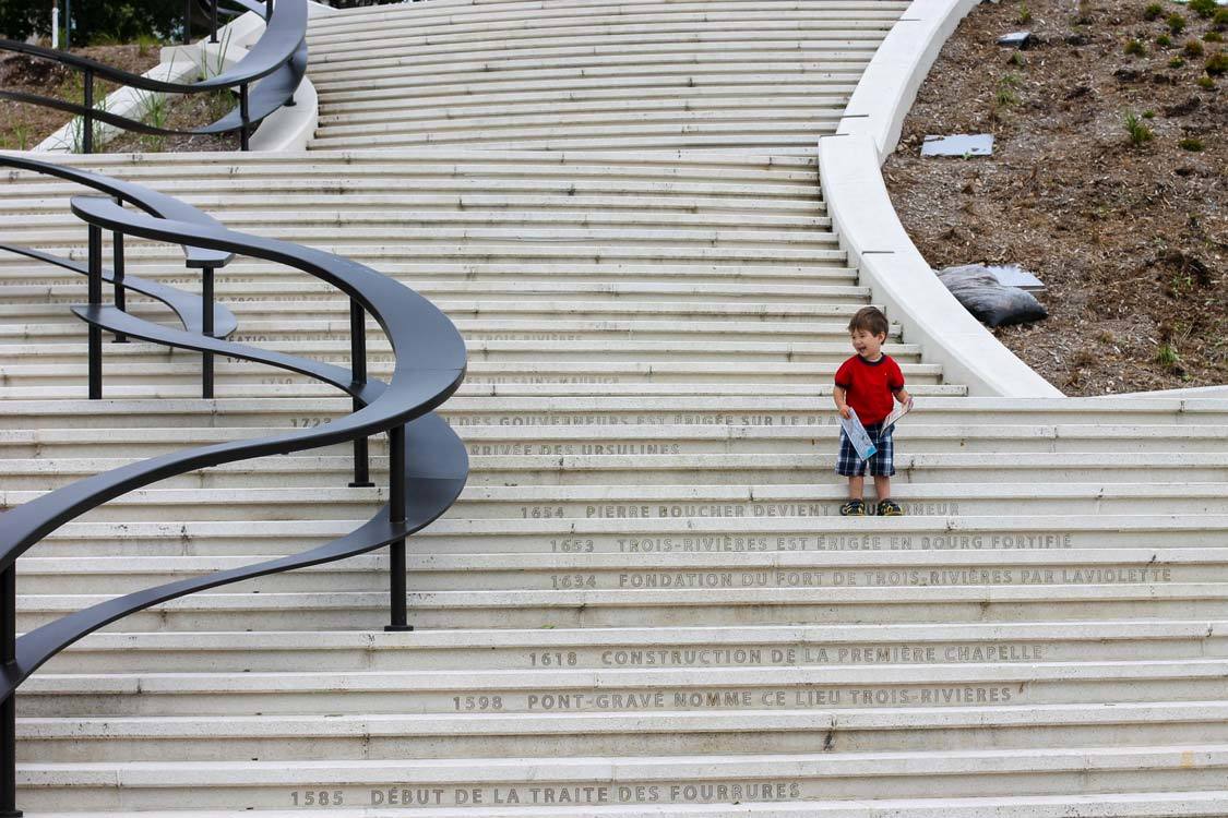 Platon Stairs in Trois Rivieres Quebec