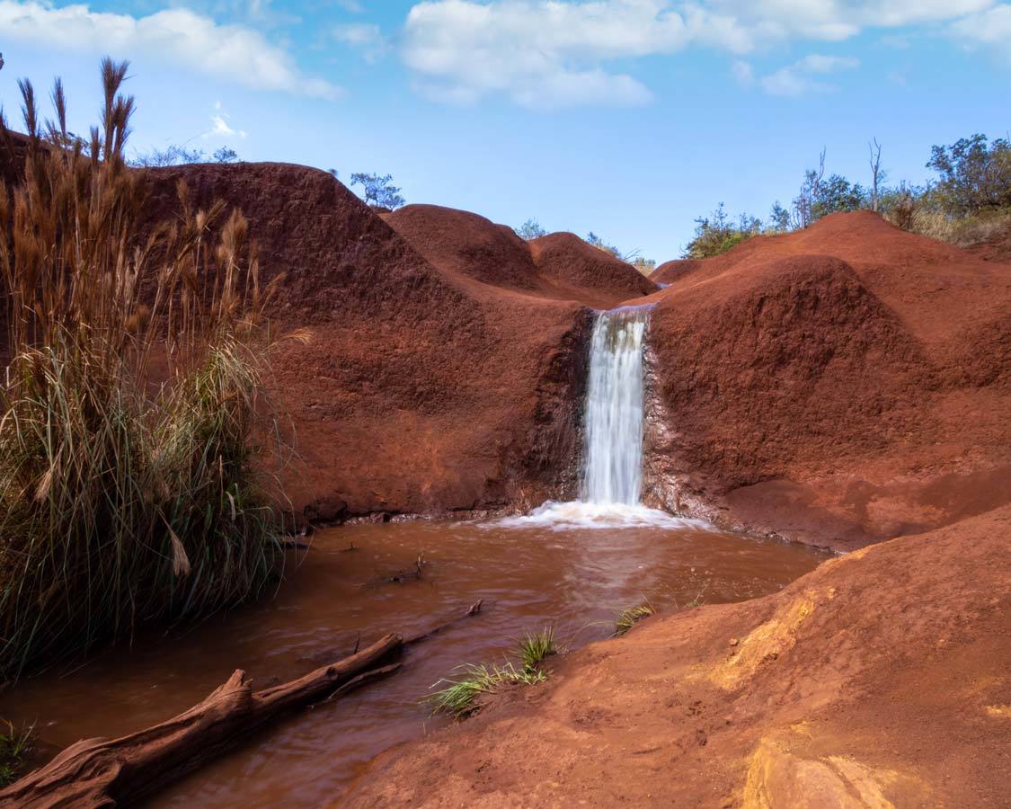 Red Dirt Waterfall Waimea Canyon State Park