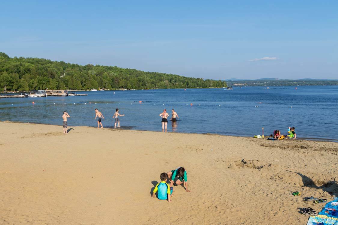 Baie Des Sables Beach In Piopolis Quebec