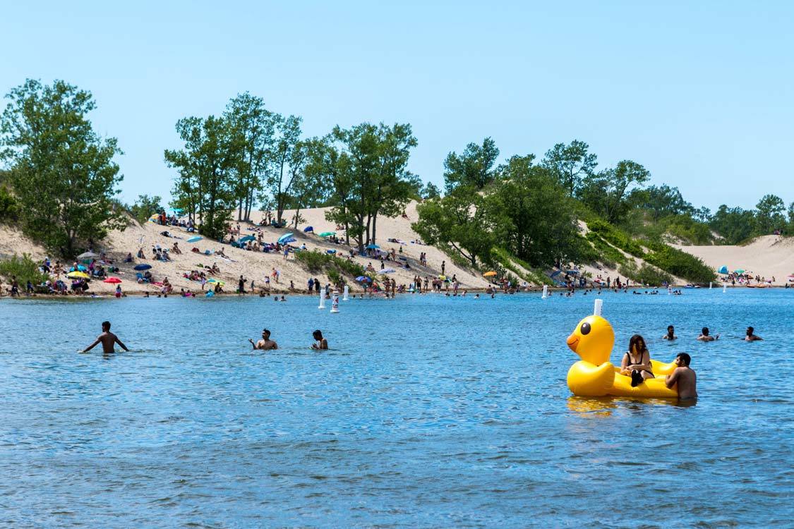 Dunes beach Sandbanks Provincial Park