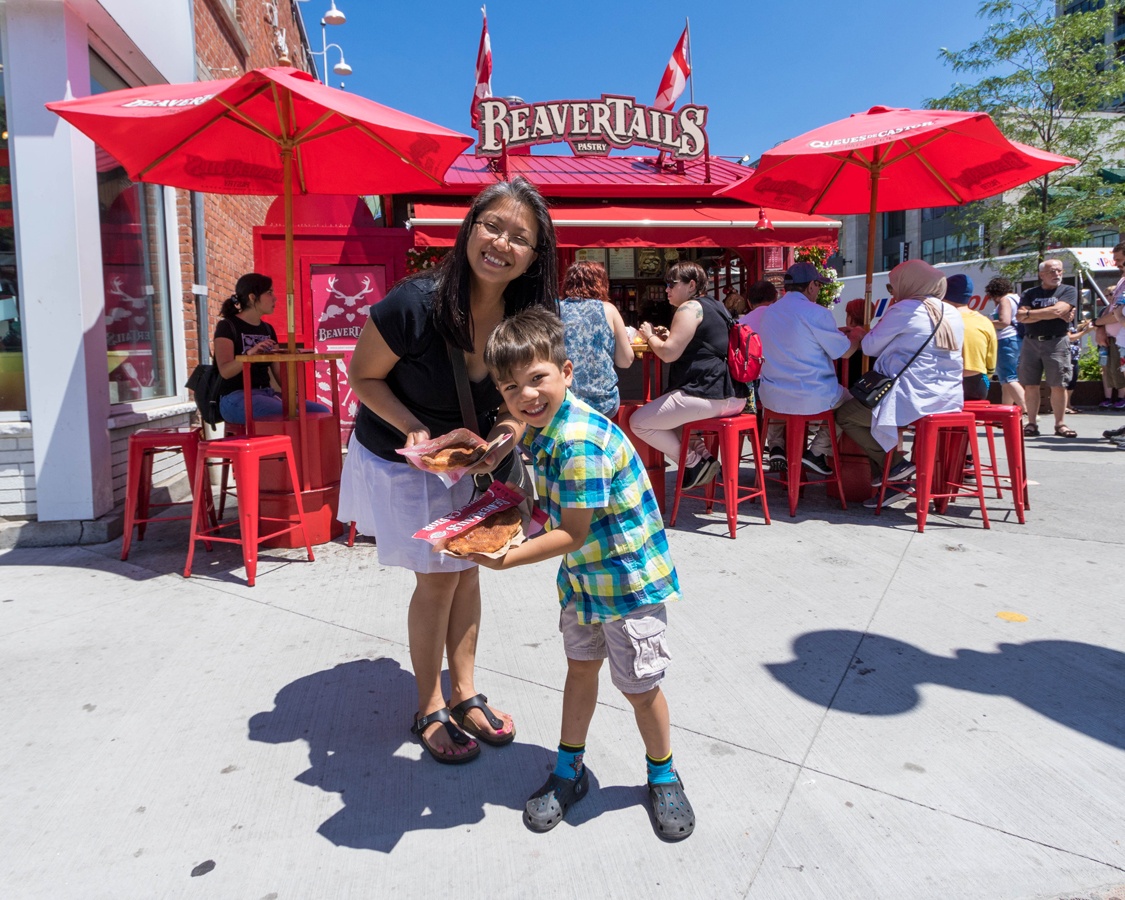 Ottawa with family Beaver Tails