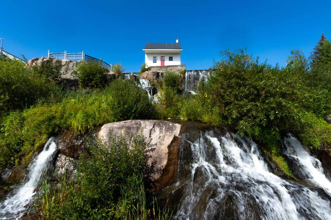 The little white house Chicoutimi Quebec