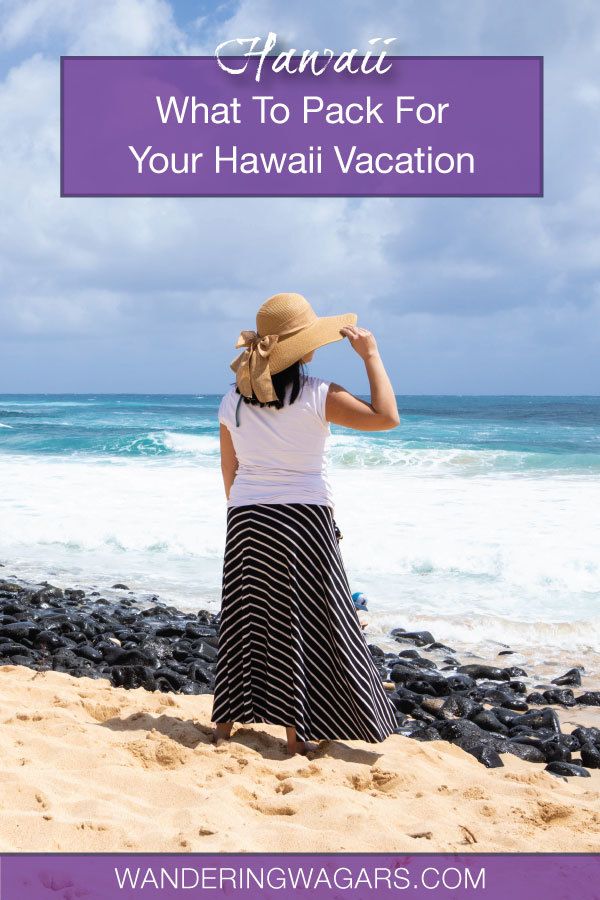 What to pack for Hawaii