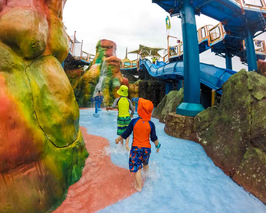 Volcano Bay with Toddler Reef play area