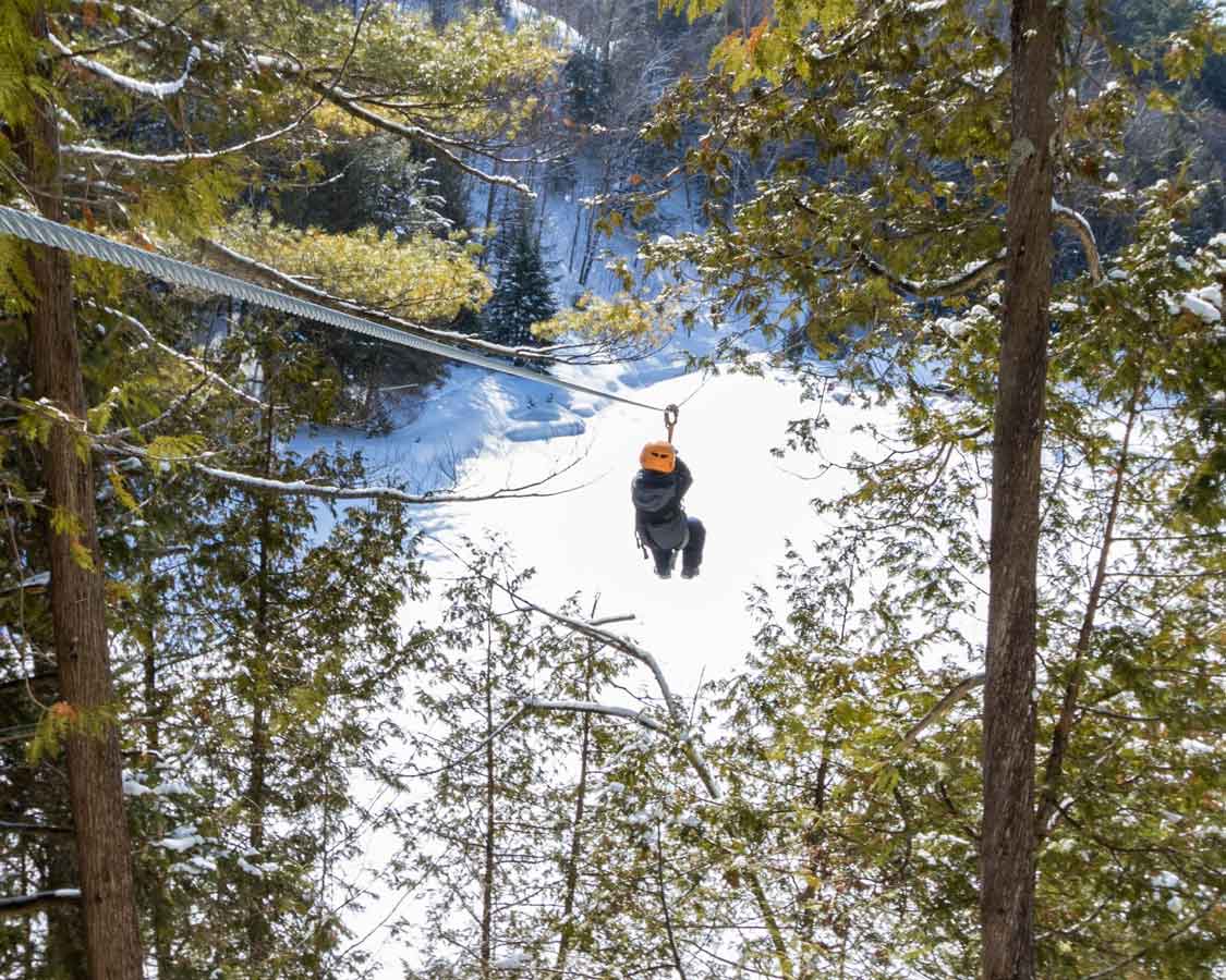 Wandering Wagars at the Abraska La Fleche Adventure Park in Quebec