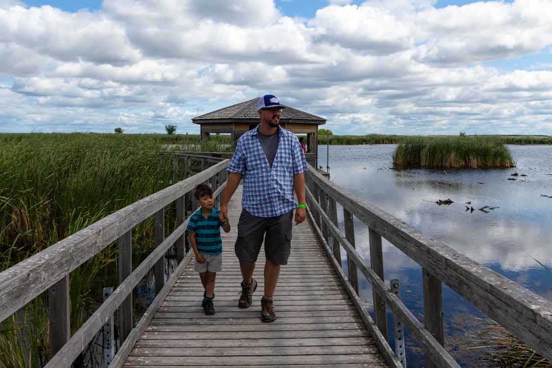 What to do in Manitoba with kids Oak Hammock Marsh