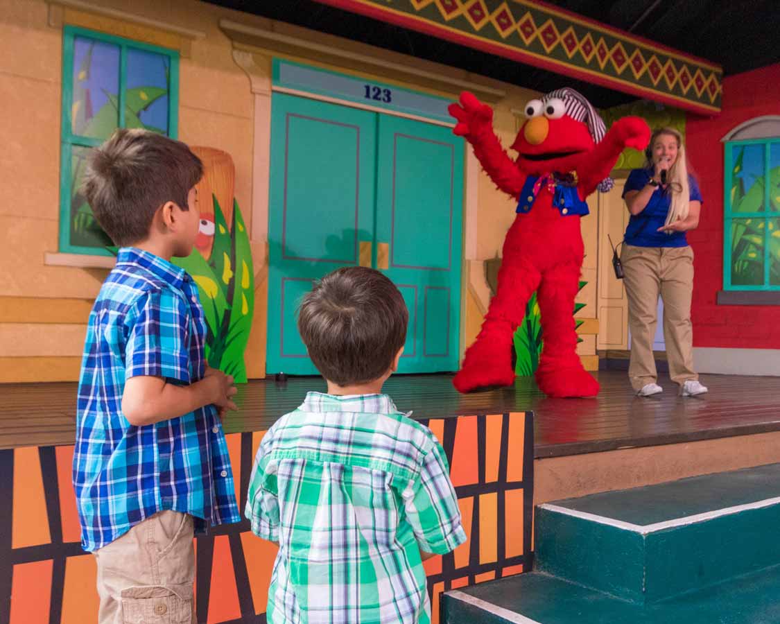 Busch Gardens with small children Sesame Street Show