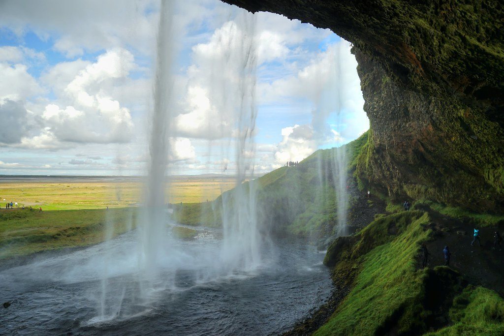 Seljalandsfoss waterfall in South Iceland