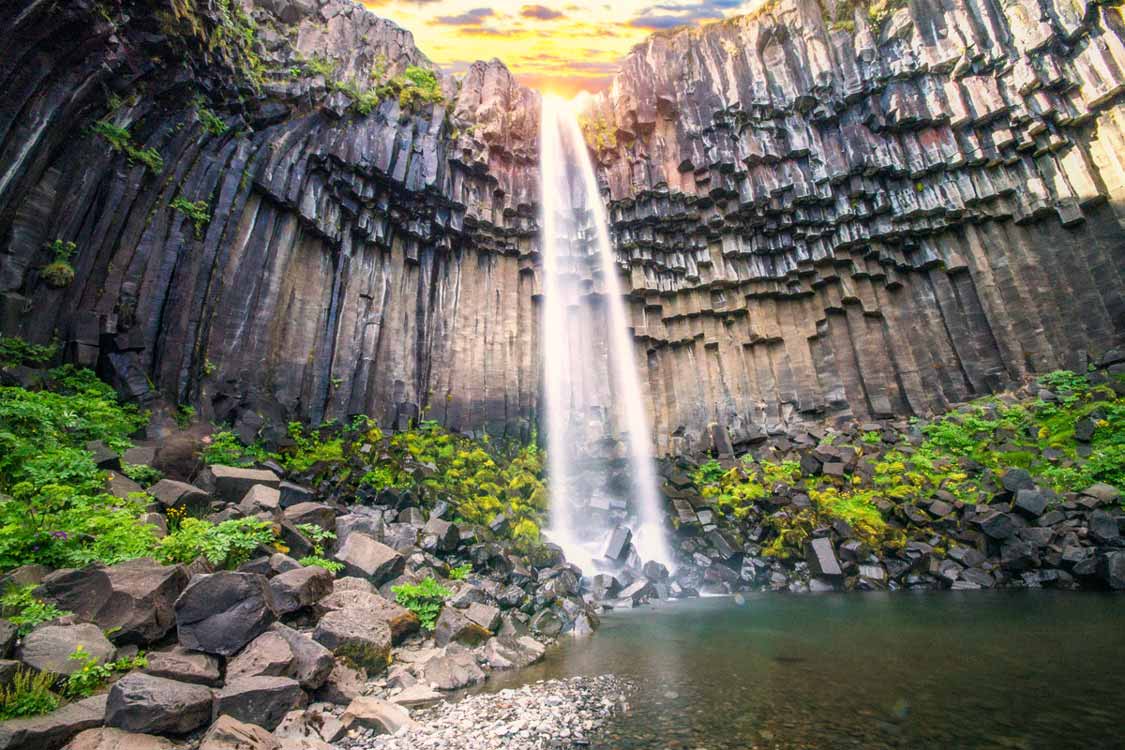 Svartifoss One Of The Most Beautiful Waterfalls In Iceland