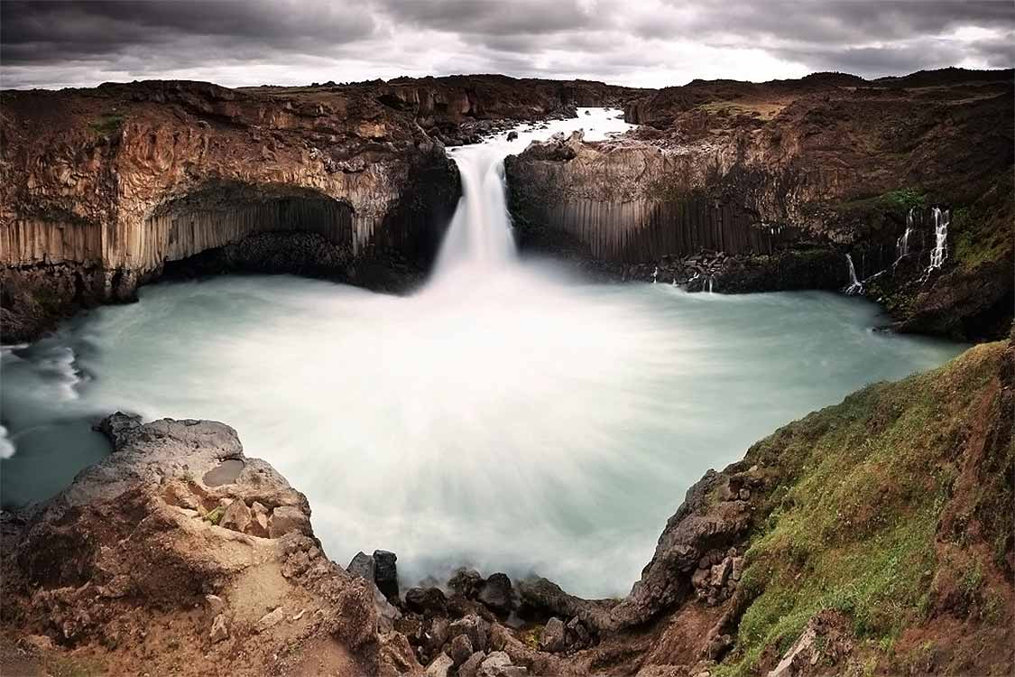 The best waterfalls in Iceland Aldeyjarfoss long exposure