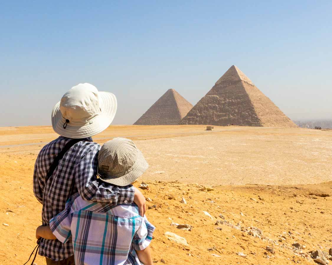 Pyramids of Giza with Kids