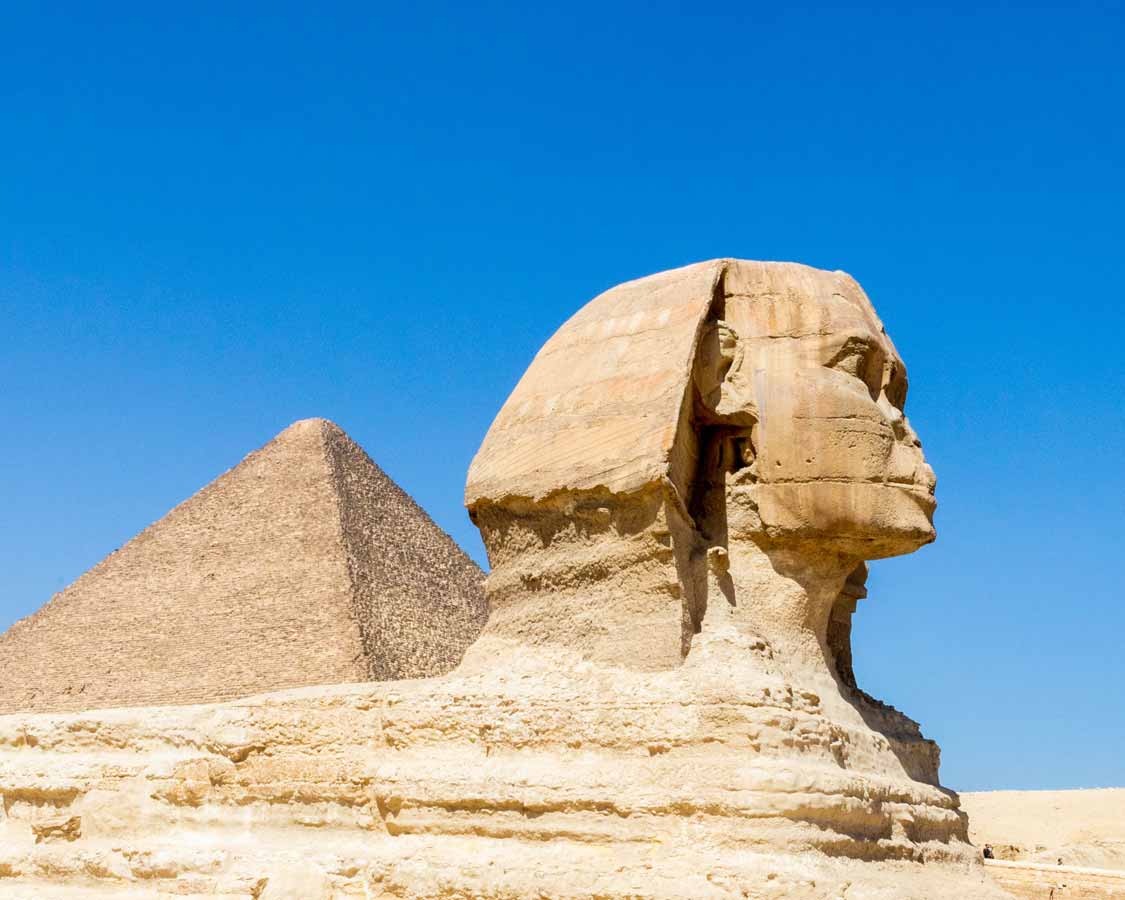 The Great Sphinx in Giza Egypt