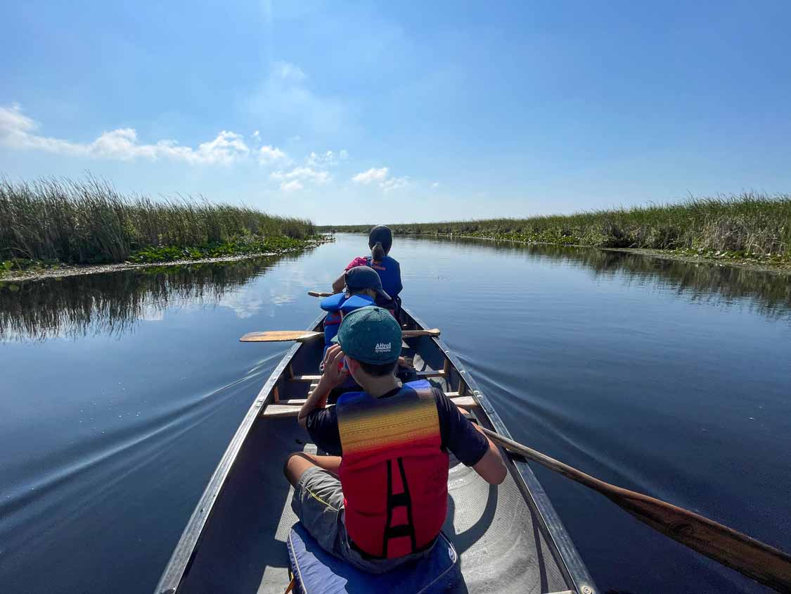 Canoeing at Point Pelee National Park