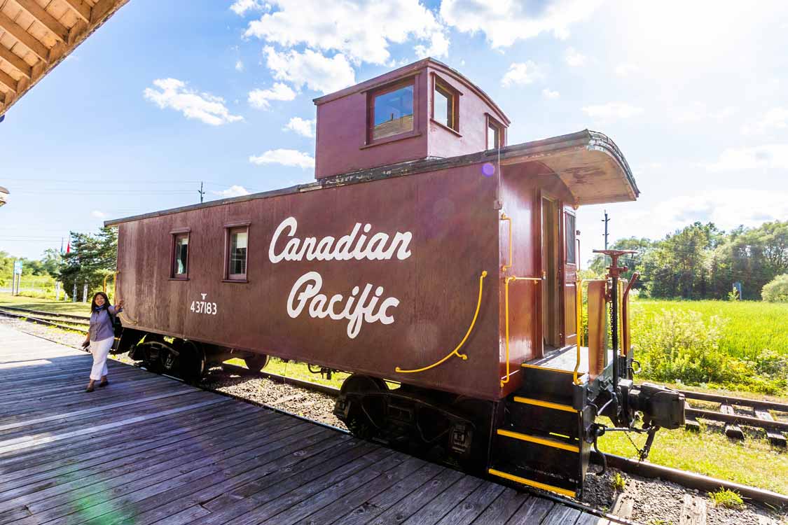 Canadian Pacific Caboose Airbnb in Smiths Falls