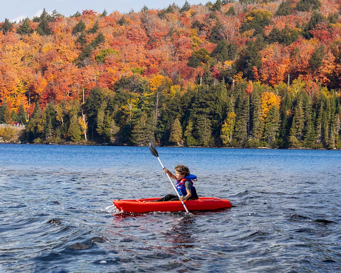 Fall paddling in Algonquin Provincial Park