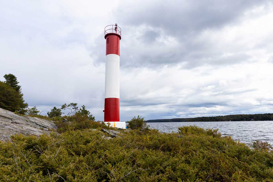 Killbear Beacon on the Lighthouse hiking trail