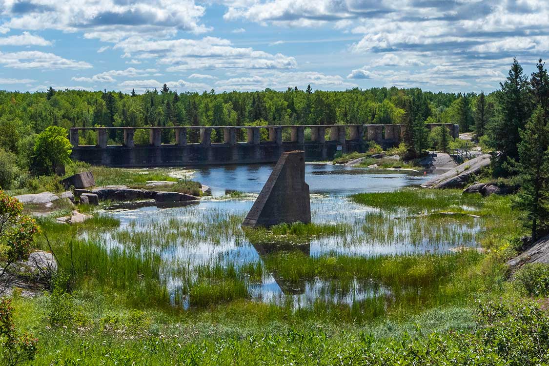 Ruins of the Pinawa Dam Provincial Heritage Centre