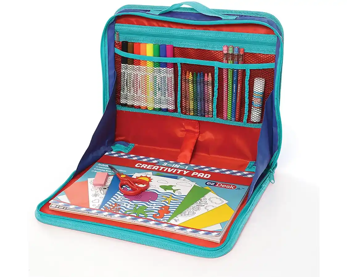 On-the-go travel activity kit for kids