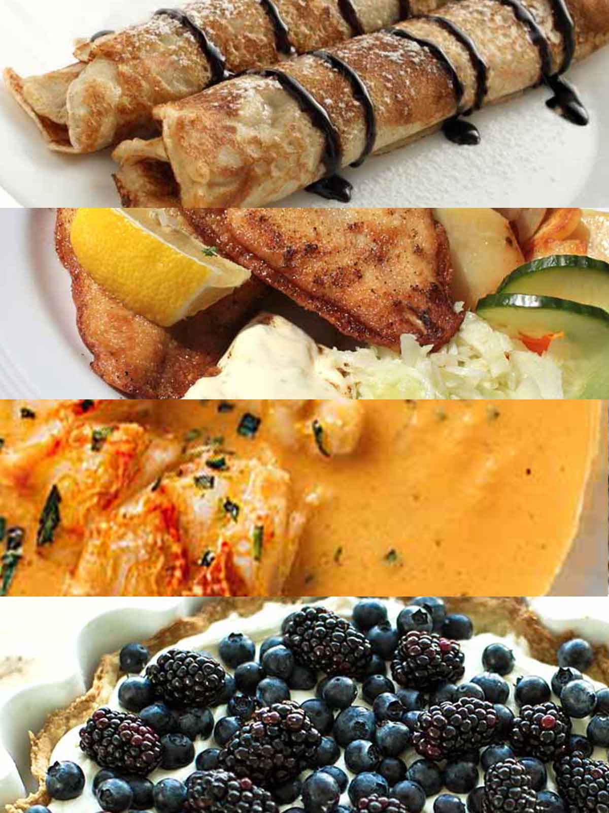 Collage of various Icelandic dishes