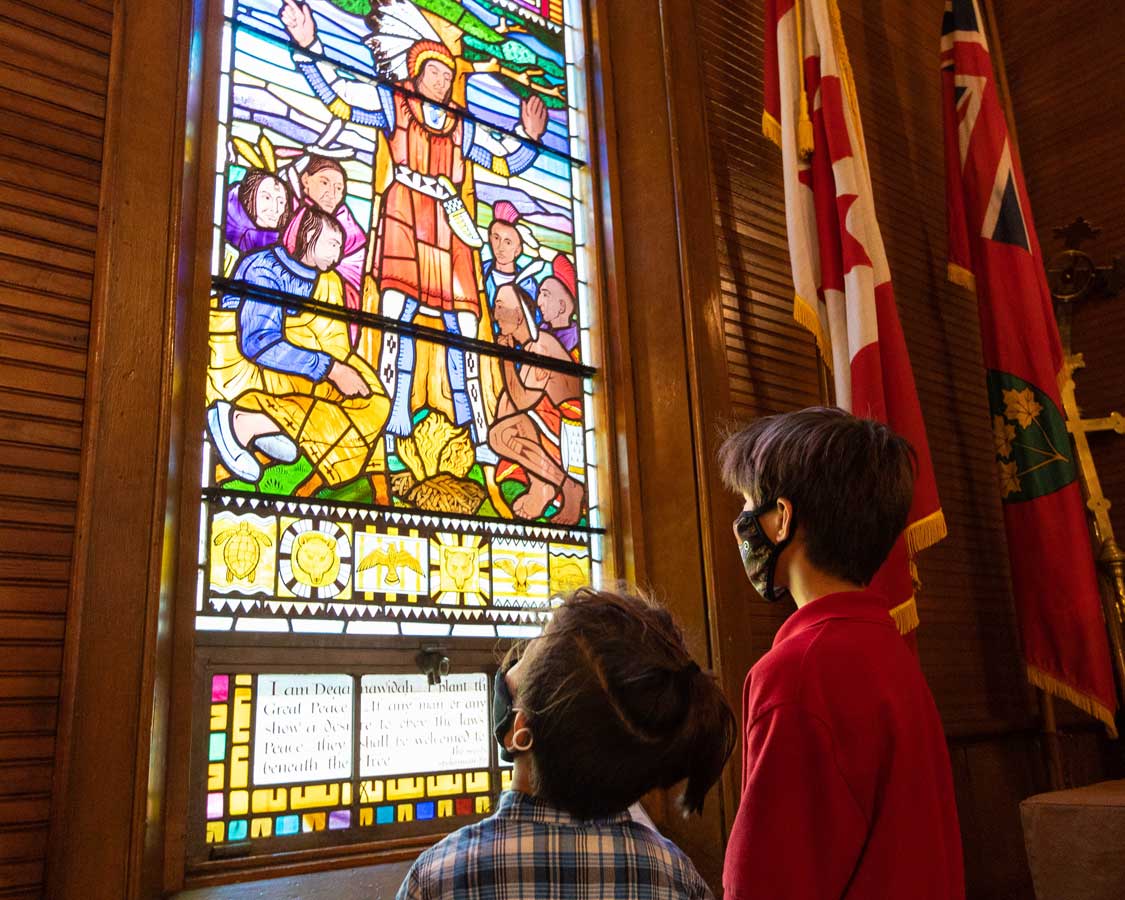 Mohawk Chapel in Brantford Ontario