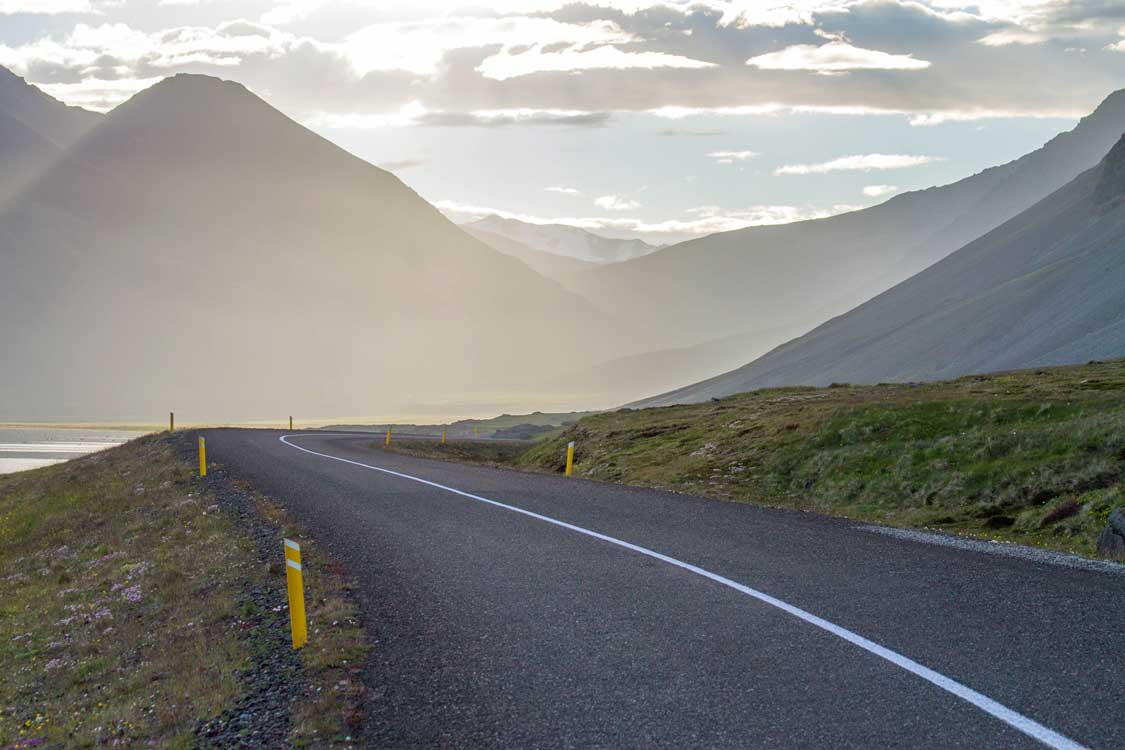 Roadtrip through Iceland during the summer