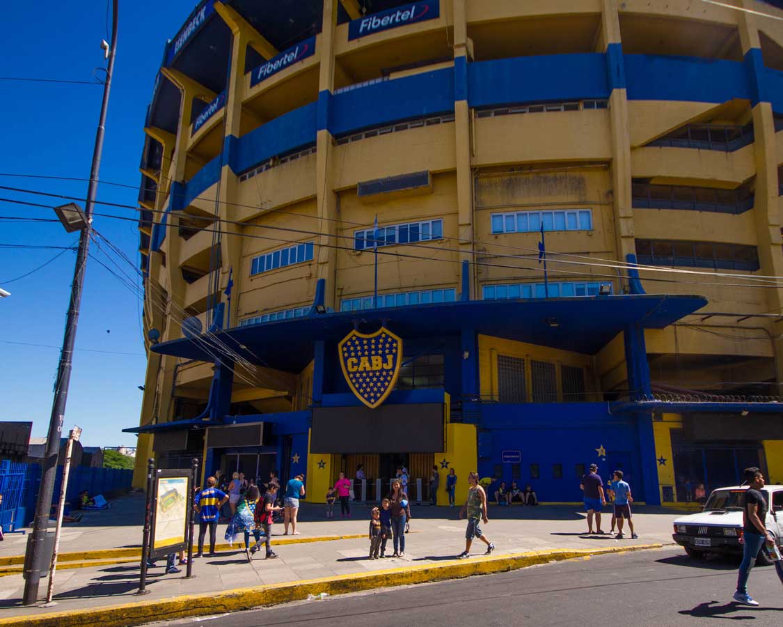 La Bombanera stadium home of the Boca Juniors