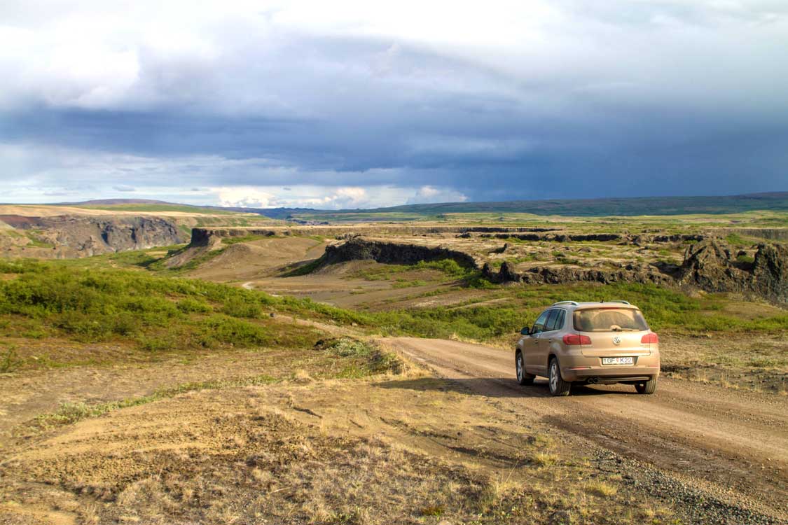 family road trip packing through Iceland