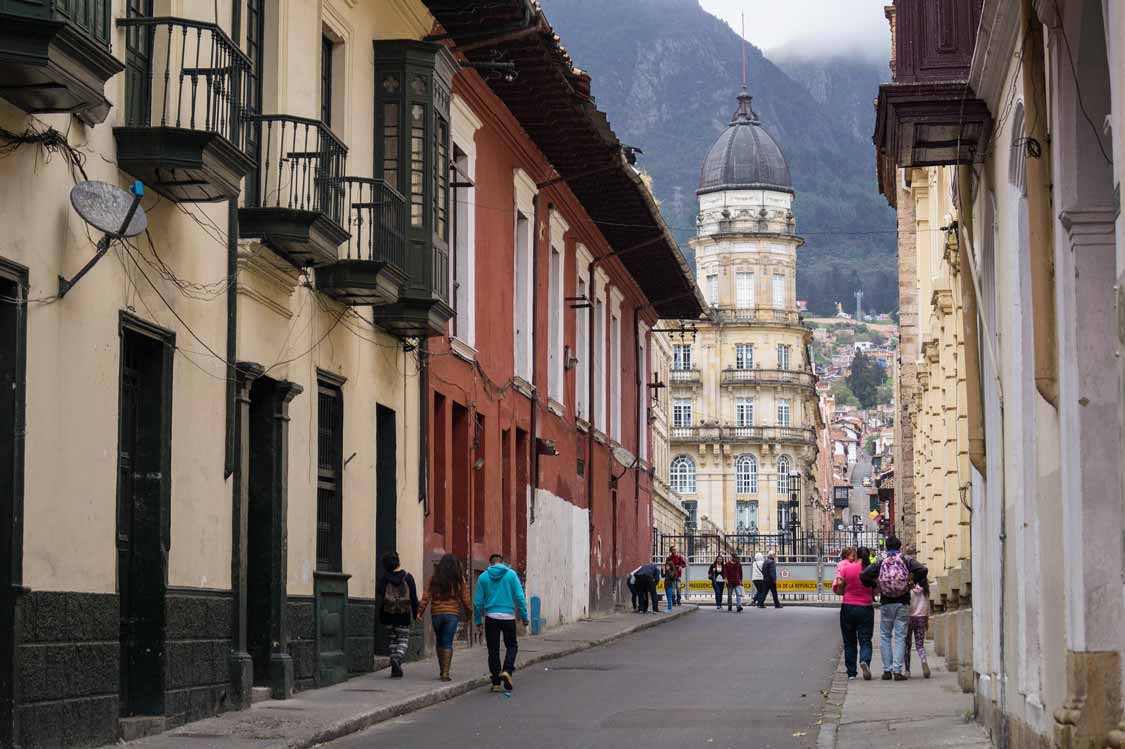 Neighborhood in Bogota, Colombia