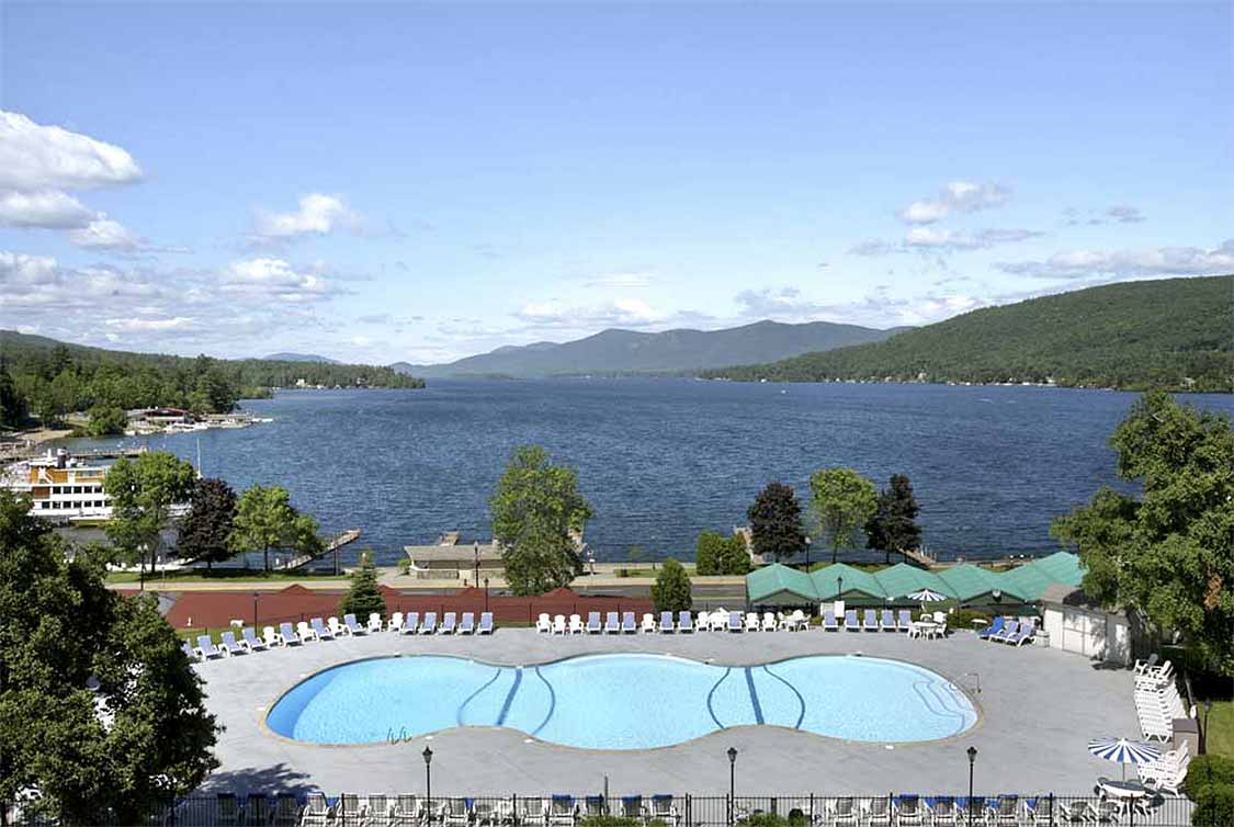 Fort William hotel on Lake George, New York